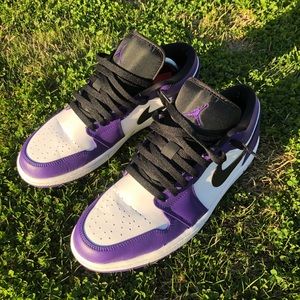Jordan 1 low Court Purple